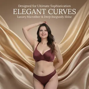 DRontex Plus Size Full Coverage Underwire Bra for Fuller Bust, Soft Comfortable T-Shirt Bra with Wide Straps, Deep Cups, Side Support, Smooth Fit, Supportive Bra for Big Bust, No Digging, No Rolling, Everyday Comfort Bra