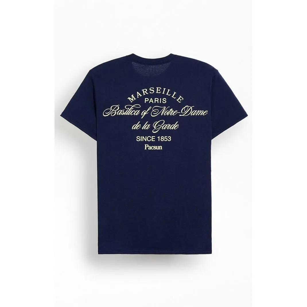Pacsun Men's Marseille Paris T-Shirt - Multicolor