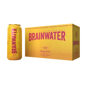 BRAINWATER Mango Guava 16 fl oz RTD 8-Pack
