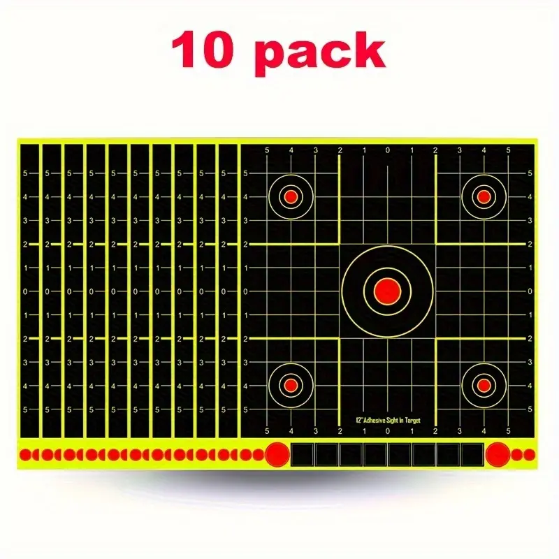 10/20pcs Reactive Splatter Shooting Targets- High Visibility Silhouette- Instant Feedback for Marksmanship Training and Shooting Drills