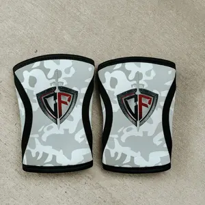 7MM NEOPRENE KNEE SLEEVES, BREATHABLE COMPRESSION, POWERLIFTING, BODYBUILDING, WEIGHTLIFTING.
