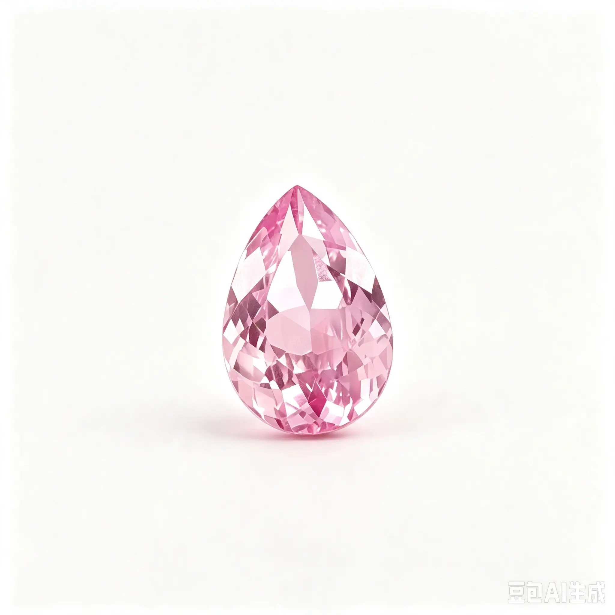 Lab-Grown Pear Cut Pink Sapphire With AGL Certificate