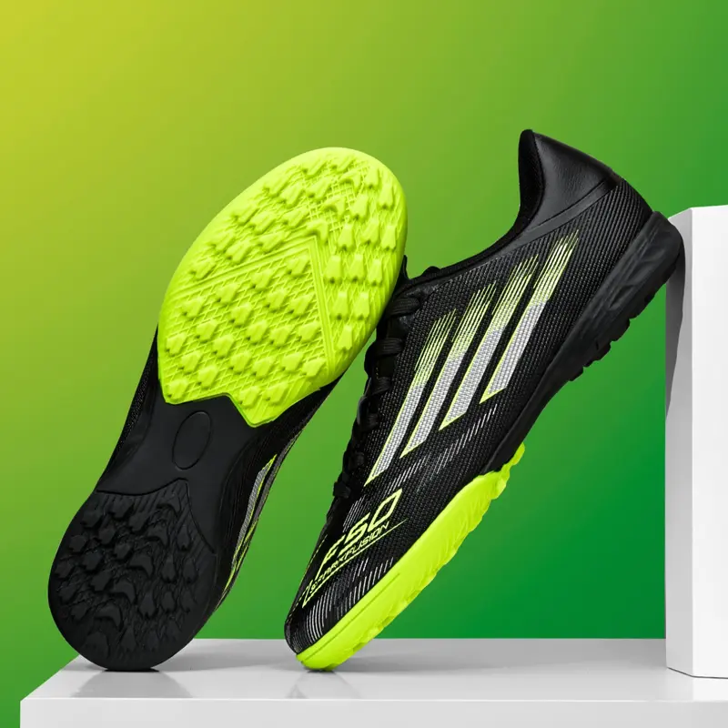 Soccer Cleats for Men and Women, PU Leather Football Boots for Outdoor Indoor Training & Match, Long Studs Short Studs TF AG, All Season Soccer Shoes, Sports Football Shoes