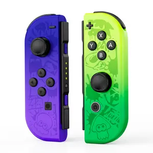 Game Controller (L/R) Switch Controller- Neon Green/Neon Purple Wireless Game Controller