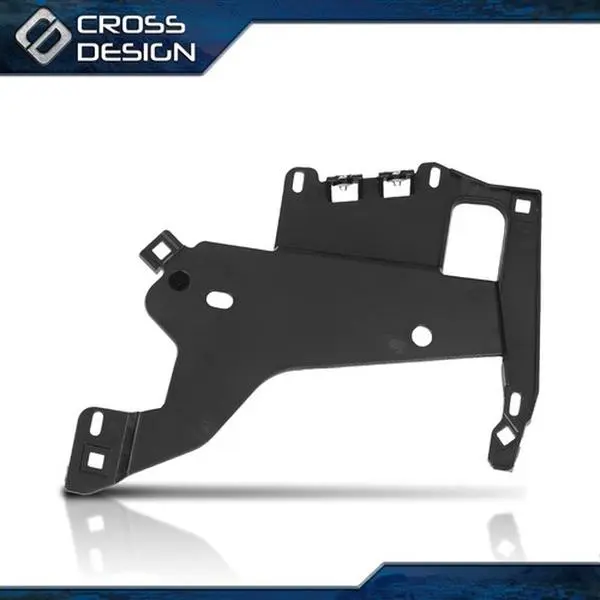 CROSSDESIGN Left Headlight Mount Bracket, Driver Side for Chevy Corvette C5 97-04, Black Automotive Car Light Accessory