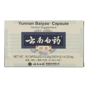 Yunnan Baiyao Capsule 4 g (250 mg x 16 cap) Healthcare Fitness