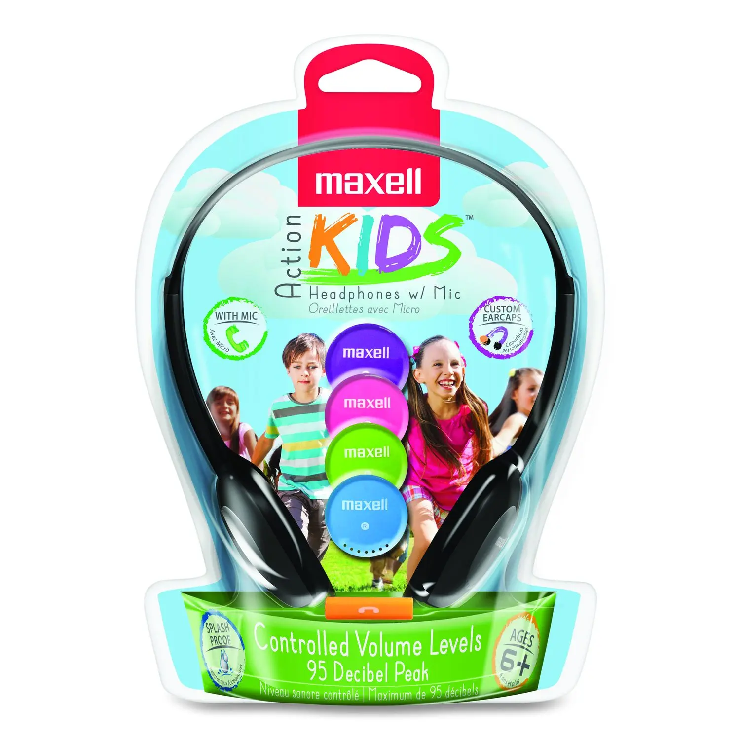 Maxell 195004 Action Kids Headphone with Microphone
