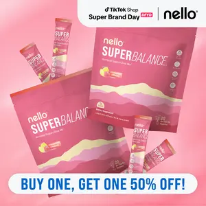 Superbalance 2-Pack: Hormonal Support Drink Mix, 20 Travel Packets, SRI-81 Shatavari, Myo-Inositol, Rhodiola Rosea, Vitamin C, Magnesium, Theobromine, Vitamin B6/C