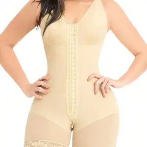 Colombian Fajas Full Body Shapewear - Post-Surgery Compression Bodysuit with Zipper