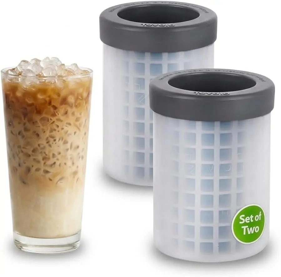Mini Ice Squeeze & Release Cylinder, 2-Pack, Mini-Ice Cube Makers