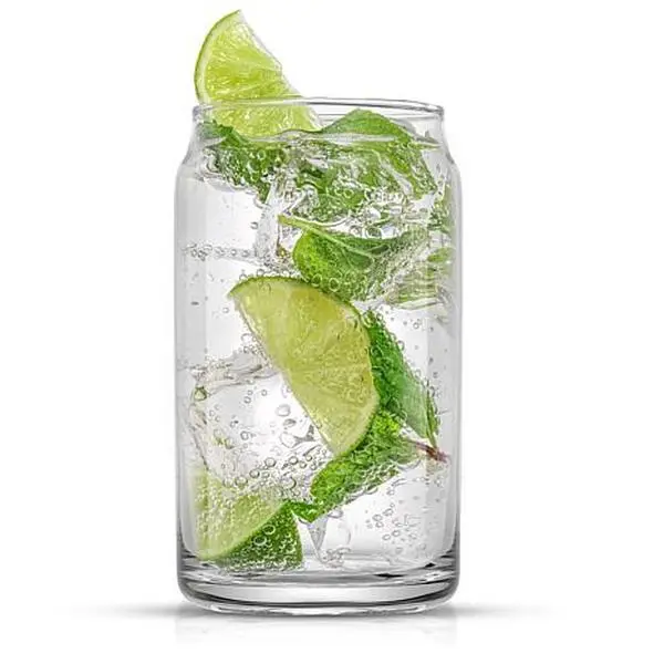 Joyjolt Classic 6-pc. Can Shaped 17 oz. Tumbler Drinking Glass Cups Joyjolt Classic 6-pc. Can Shaped 17 oz. Tumbler Drinking Glass Cups