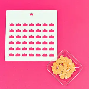 Pie Slice 2pc Sprinkle Stencil