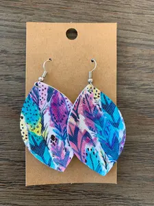 Earrings - Faux Leather