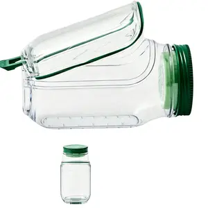 Salad Kind Salad Pod Built Plastic Leak-Proof Storage Jar, Durable Design for Freshness Preservation, Ideal for Salads & More