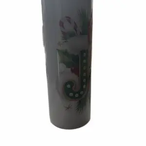 Custom Christmas Cups with Festive Design and Candy Cane Motif for Holiday Celebrations