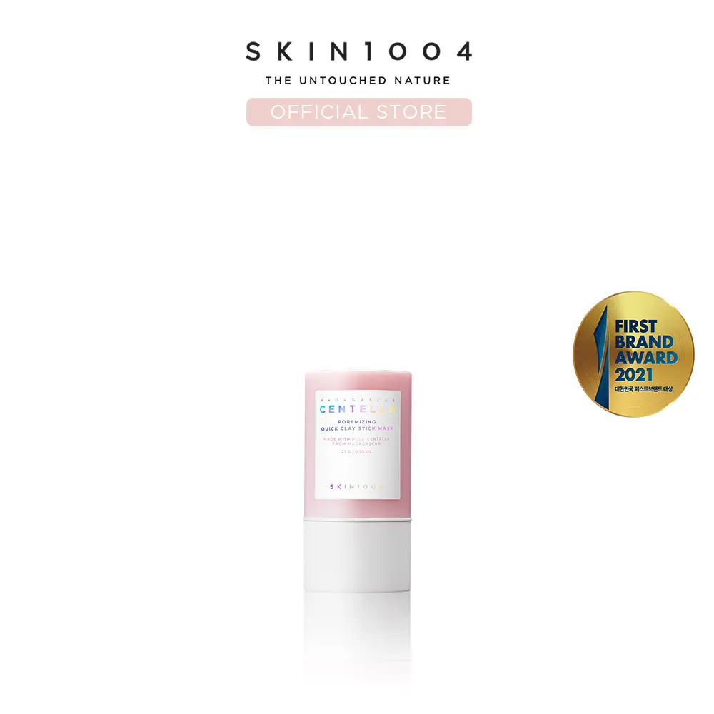 [SKIN1004 Official Shop] Poremizing Quick Clay Stick Mask 27g - Viral Blackhead Care Pink Stick, Quick Easy Wash-Off Mask, Removes Impurities and Sebu