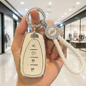 Chevrolet Key Case for Malibu XL Cruze Equinox Trax Traverse Impala Sail Key Cover Protector with Keychain Car Accessories Gift