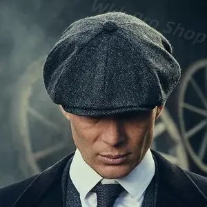 Tweed Gatsby Hat - Men's Newsboy Cap, Flat-Top Golf Cap, Unisex Style for Fathers & Women, One Piece Includes One Hat