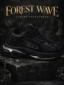 Tenaciti Forest Wave Sneaker 'Black'