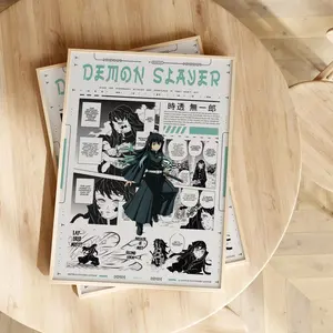 Demon Slayer Manga Poster - Muichiro Tokito Poster - Demon Slayer Wall Decor - Demon Slayer Manga Panel - Anime Wall Decor - Anime Art - No Frame