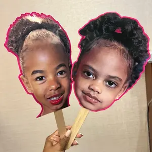 Decorative Hand Fan Heads for Celebrations