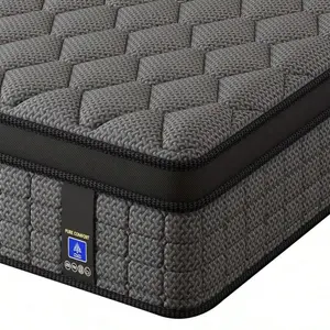 12/14 Inch Hybrid Mattress Twin Full Queen King – Bed In A Box With Gel Memory Foam And Pocket Springs For Pressure Relief, Cool Breathable Sleep And Edge Support – Medium Firm, Durable, Fiberglass-Free And Odorless Mattress, Ideal For All Sleep Positions