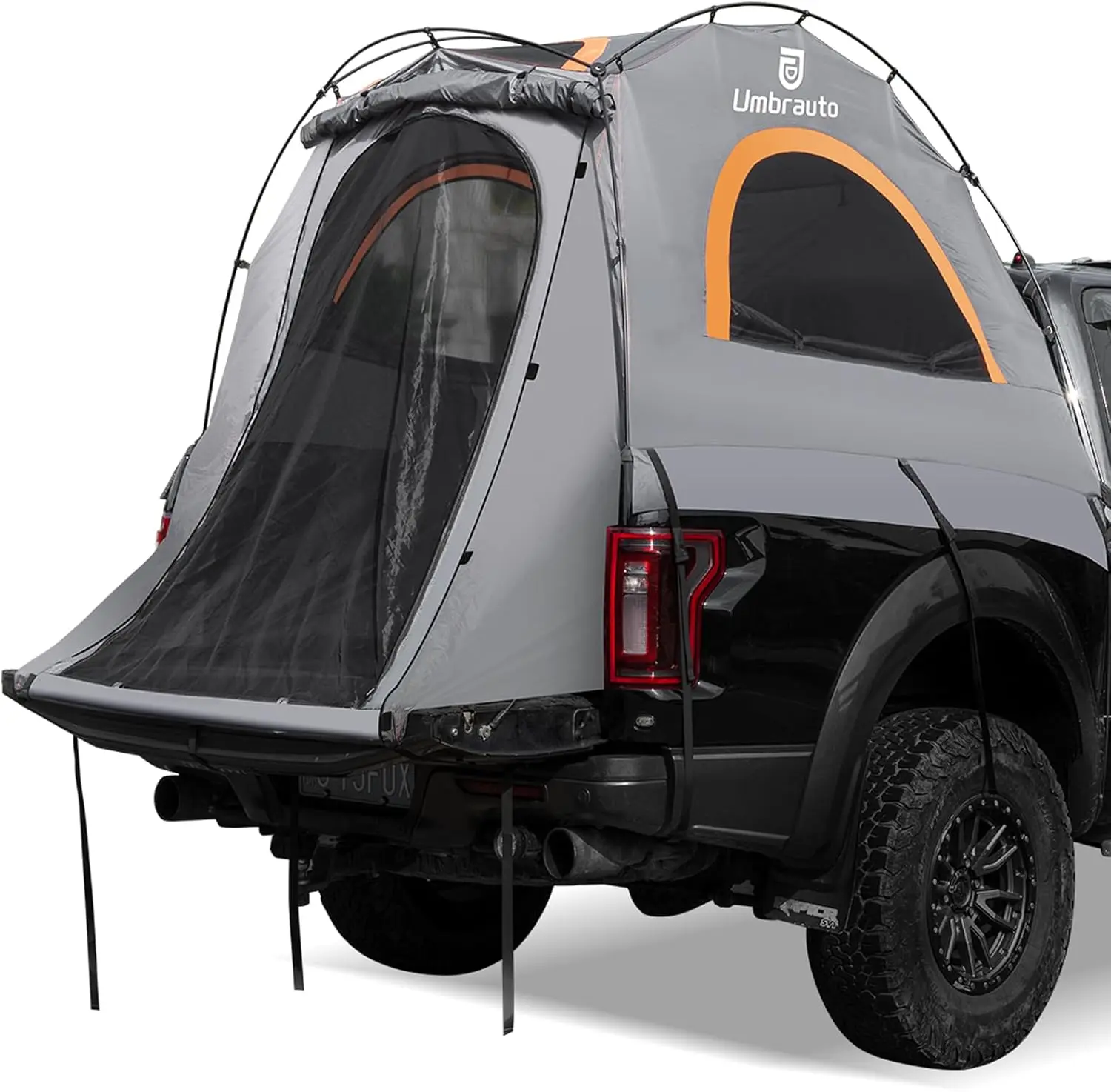 UA UMBRAUTO 2-Person Upgrade Quick-Setup Truck Bed Tent - 3000mm Waterproof Camping Frame Tent Compatible with Ford, GMC, Toyota, Chevy, Dodge, Nissan