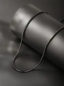 1PC Fashion Minimalism Stainless Steel Black Snake Chain Necklace for Men Women Jewelry Suitable for Daily Wear Minimalist Chain