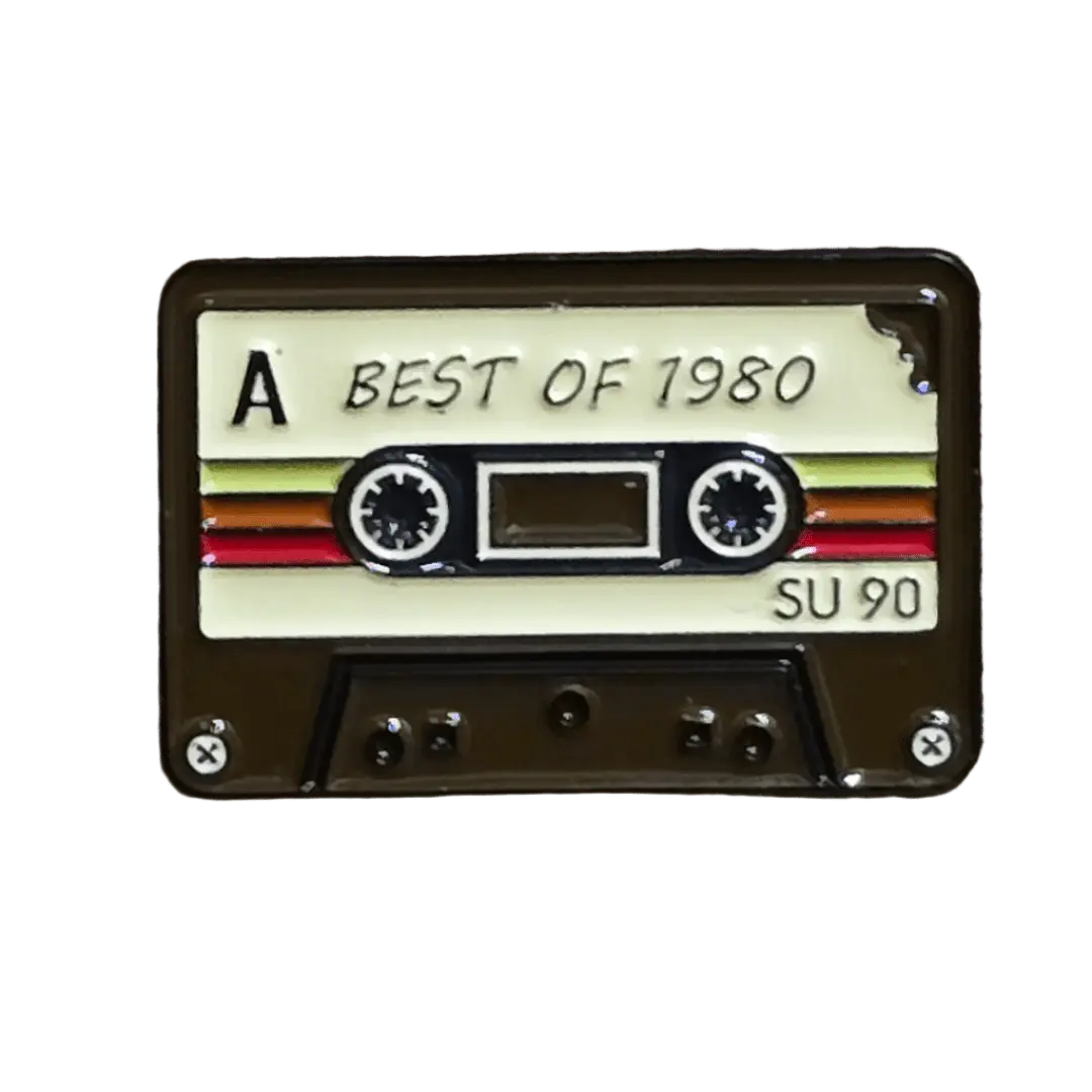 Best of 1980 Mix Tape Pin
