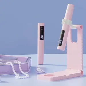 LED Nail Lamp Professional, Led Uv Gel Nail Polish Curing Light With Adjustable Stand USB Rechargeable & Touch LCD Display, 60 Sec/90 Sec Timer - Nail Dryer, Fast, Mini, Portable - Nail Art Tools Accessories, Great for Home and Nail Salon Use