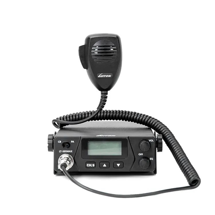 Luiton LT-505Max Portable Handheld CB Radio - 40-Channel, Compact Design, External Audio Speaker Jack, Large LED Display, 12-24V Compatible, Water-Resistant Walkie Talkie for Outdoor & Emergency Use, Outdoor Gadgets, Portable Handheld Radio