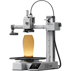 Bambu Lab A1 mini Printer + LED Lamp Kit, Set Up in 20 Mins, High Speed & Precision, Full-Auto Calibration & Active Flow Rate Compensation, ≤48 dB Quiet FDM 3D Printers
