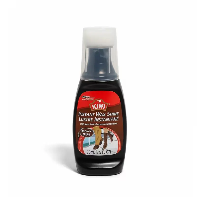 Kiwi Instant Wax Shine Brown 2.5oz (1pk)