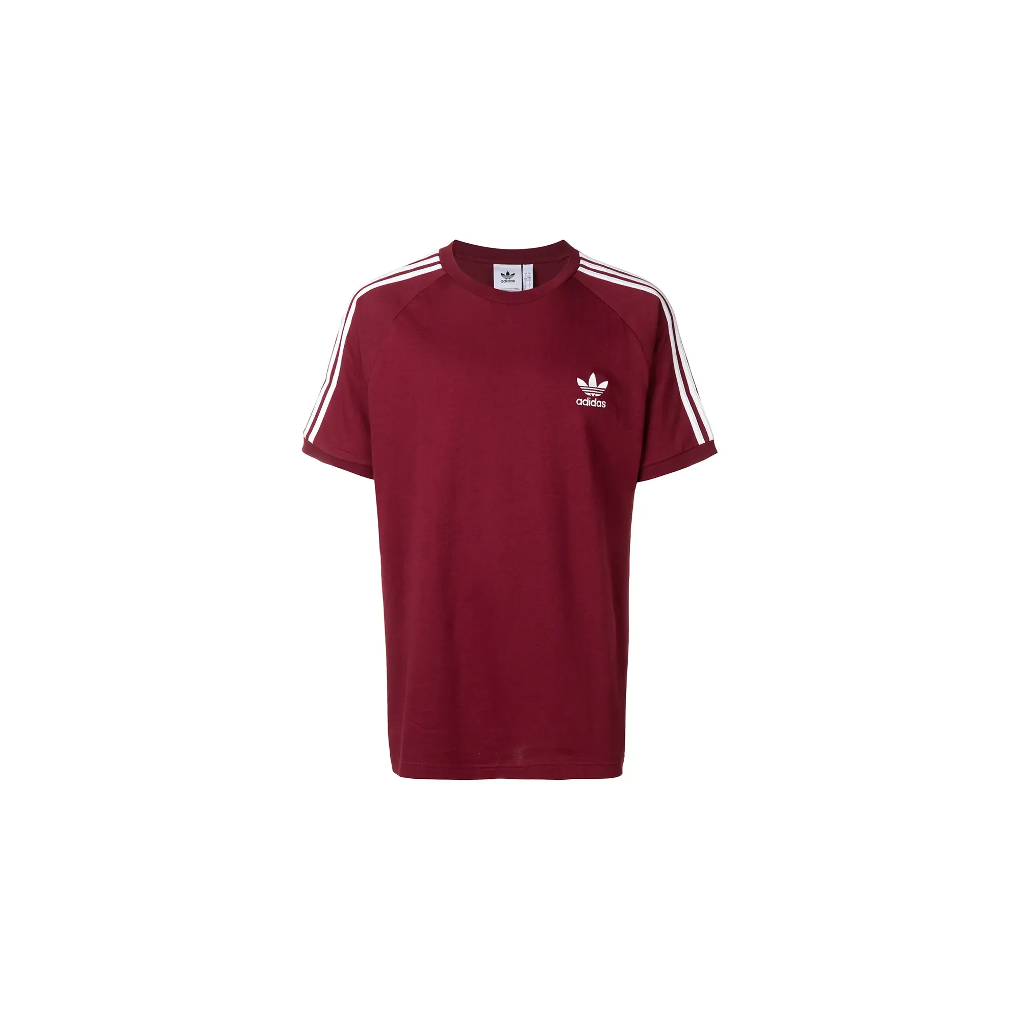 3-Stripes T-Shirt "Burgundy / White" DH5810 3-Stripes T-Shirt "Burgundy / White" DH5810