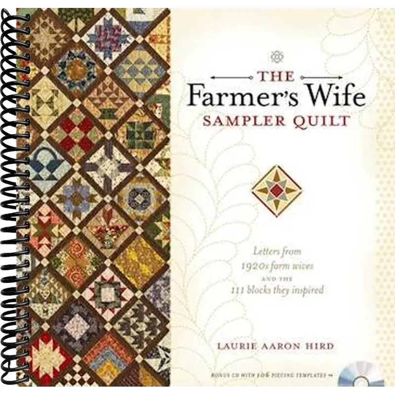 The Farmer's Wife Sampler Quilt, Quilting Bedding, Patchwork Soft Furnishing Textile