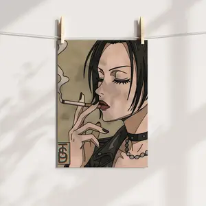 PIKPAKA pretty anime n-Nana Osaki Painting Calligraphy Waterproof & Scratch-Resistant Canvas Art - Premium Oil Painting Style Wall Decor for Living Room, Bedroom, Kitchen & Café, Perfect Holiday & Party Gift