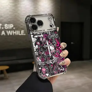 Dark Punk Sweetheart Phone Case Skin friendly protection anti slip shockproof wear resistant For iPhone 17 Air 16 Pro 15 14 Plus 13  Pro Max 12 11 Phone Case