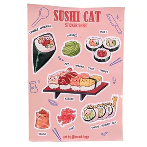 Sushi Cats Sticker Sheet