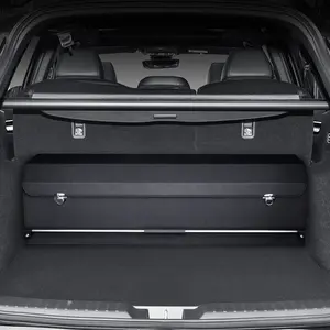Trunk Organizer for SUV, Collapsible Leather Trunk Organizer for Car with Lid Car Storage for Sedans, Truck, Van, Jeep