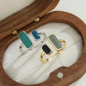 Bohemian Adjustable Fitted Ring - Stylish Oval Statement Decorative Finger Jewelry for Gifts, Daily Wear, Adjustable Fitted Rings, Statement Decorative Rings
