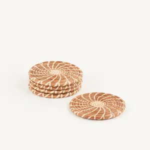 Pine Needle Coaster Set of 4