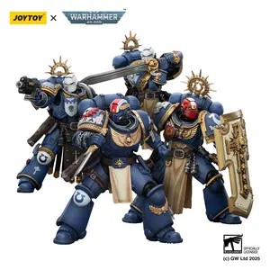 JOYTOY  Warhammer 40,000 1/18  Action Figure Ultramarines Titus&Ultramarines Metaurus&Ultramarines Levantus&Ultramarines Torvald 4PCS