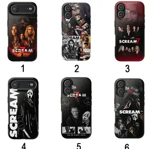 Scream 7 30th Anniversary of Scream Tour 2026 Movie Phone Case for iPhone For Samsung, Phone Accessories, Cute Phone Case, Fashion Case, Perfect Gift for Her Him, Phone Case for iPhone, Creative Dual Layer Case F
