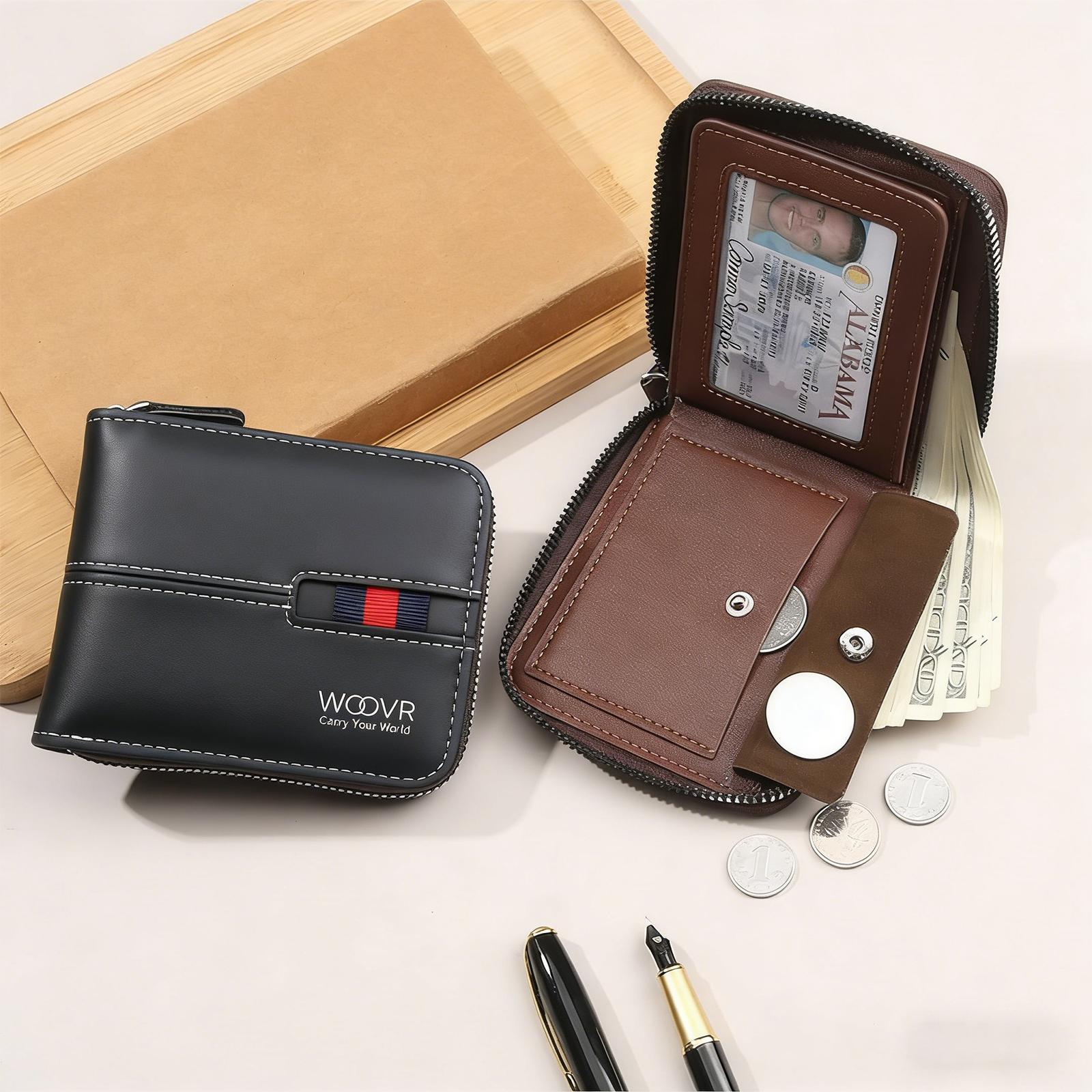 2026 New Style Casual Trendy Plain Color Card Holder,Fashionable Wallet for Daily Travel Work Commute,Credit Card Organizer