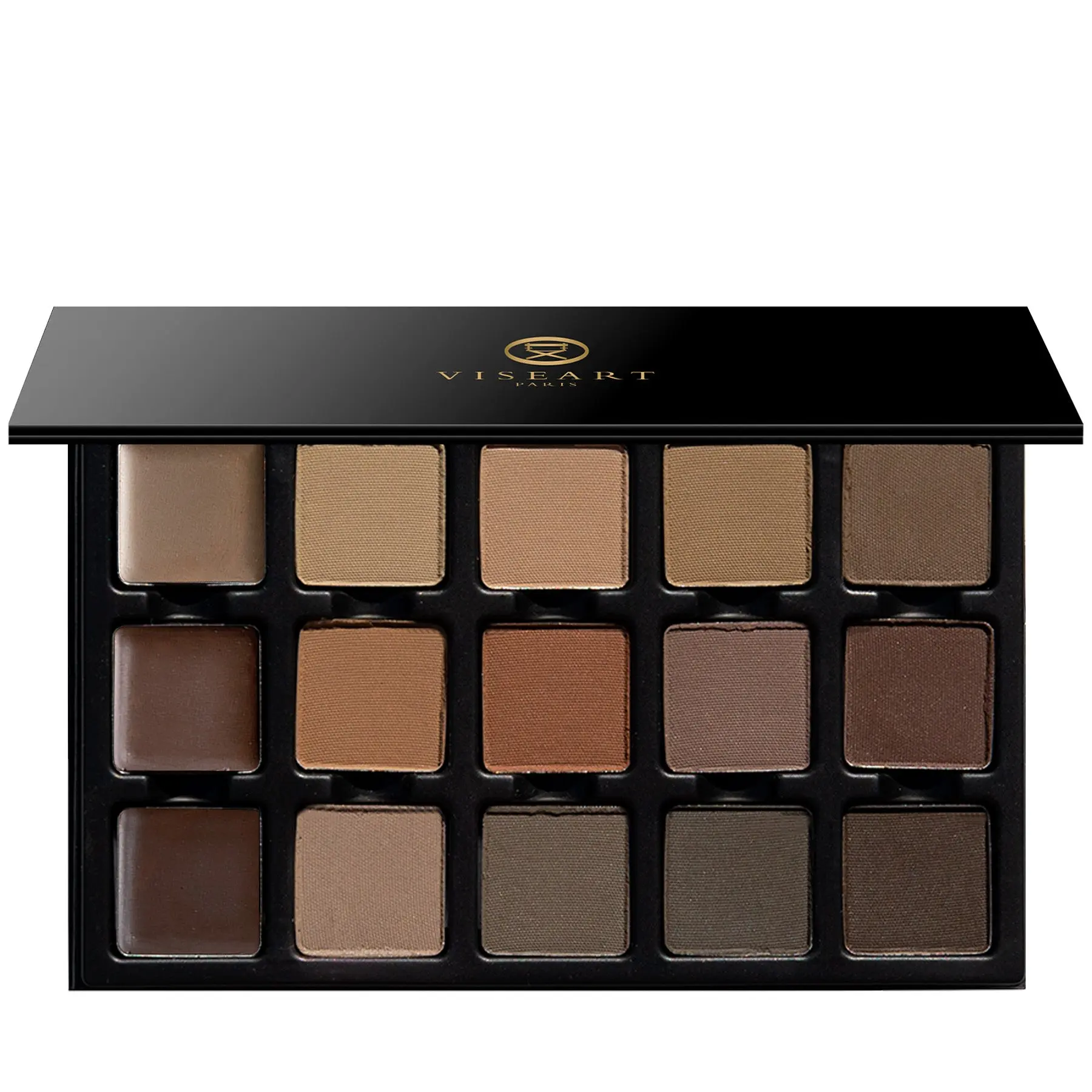 VISEPRO™ 15-PAN STRUCTURE BROW, SHADOW, HAIRLINE & CONTOUR PALETTE VISEPRO™ 15-PAN STRUCTURE BROW, SHADOW, HAIRLINE & CONTOUR PALETTE