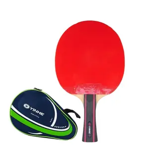Yinhe Galaxy table tennis racket horizontal racket single 06B six star six star double-sided reverse tape racket with cover