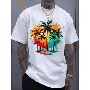 Stylish Men S Crew Neck T Shirt Versatile Short Sleeve Ideal for Travel Beach Summer Fitness and Running Trendy Design