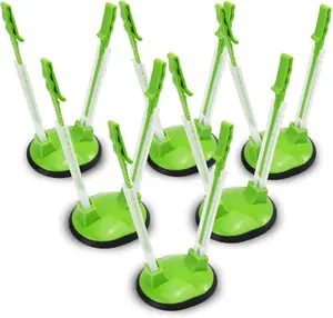 Ziplock Bag Holder Stand Adjustable for Plastic Freezer Bags/Hands Free Baggy Rack Gallon Bag Holder Stand,6 Pack/6pcs
