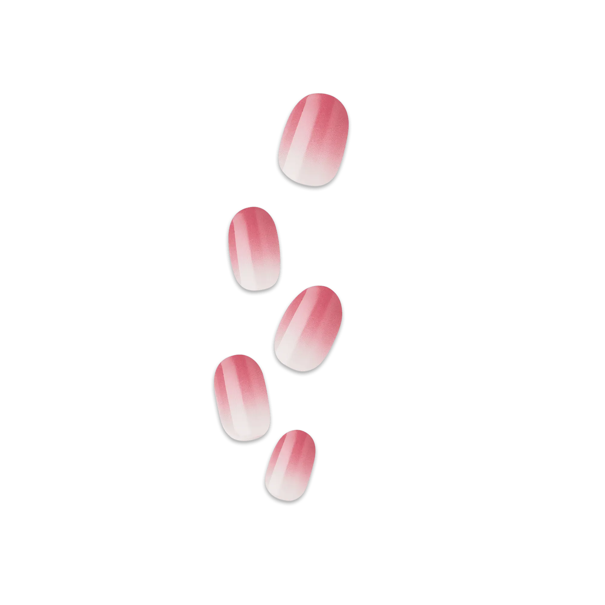 Impress Color No Glue Fake Press On Nails - Beat The Heat | Design, Pink, Short, Oval, Manicure