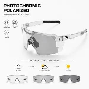 Y2K Photochromic Aviator Sunglasses, Polarized UV400 Outdoor Glasses for Men & Women, Perfect for Driving, Fishing & Cycling
